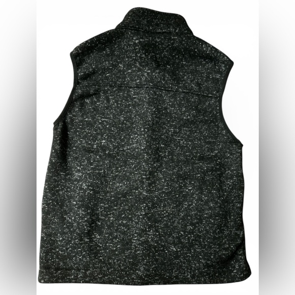Canada Weather Gear full-zip fleece vest Black/Gray Kids Size M - Picture 2 of 7